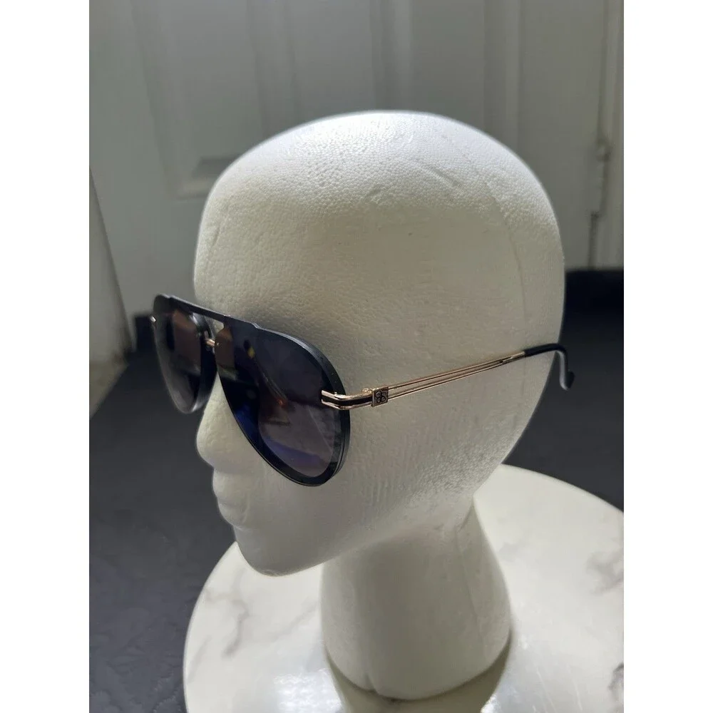 Jessica Simpson Aviator Black & Gold Sunglasses J6195 Glam Chic Rocker Outdoors